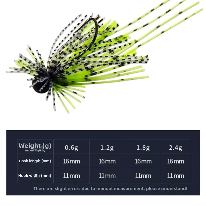 MUKUN Jig Head con púas – Anzuelos para vinilo y señuelos blandos - imagen 3