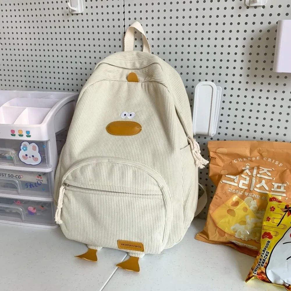 Mochila escolar de lona ligera para niñas, viaje gran capacidad - imagen 4