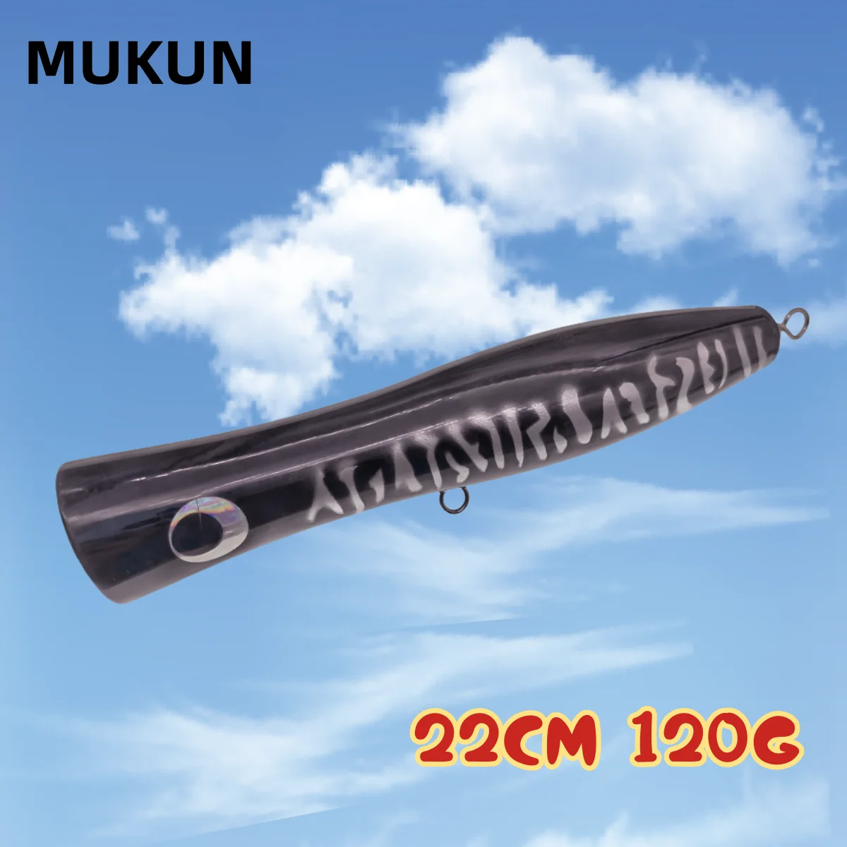 MUKUN Popper de madera pesca agua salada atún gran juego superficie - imagen 4