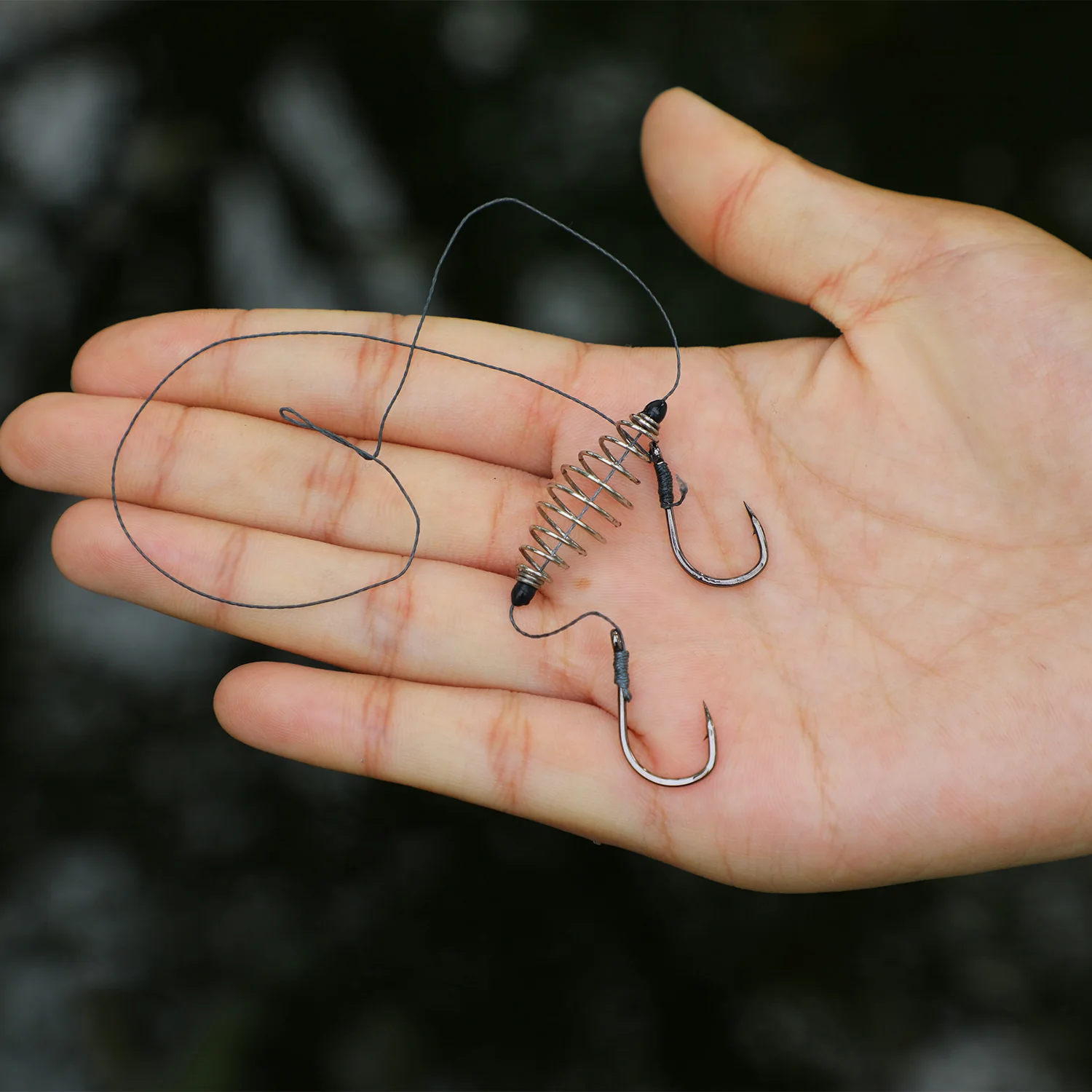 Sougayilang kit de pesca para carpa con anzuelo de manivela - imagen 5