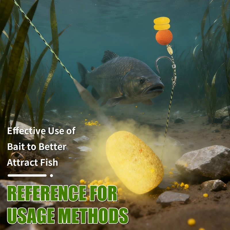 Jaula de cebo YOTO aleación zinc – Suave liviana pesca - imagen 4