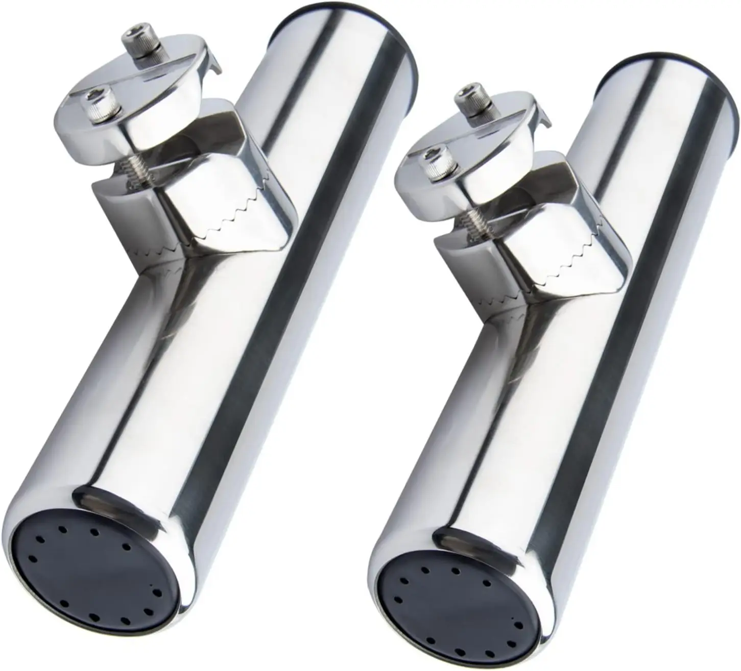Soporte caña pescar acero inoxidable riel 7/8-1" barco yate