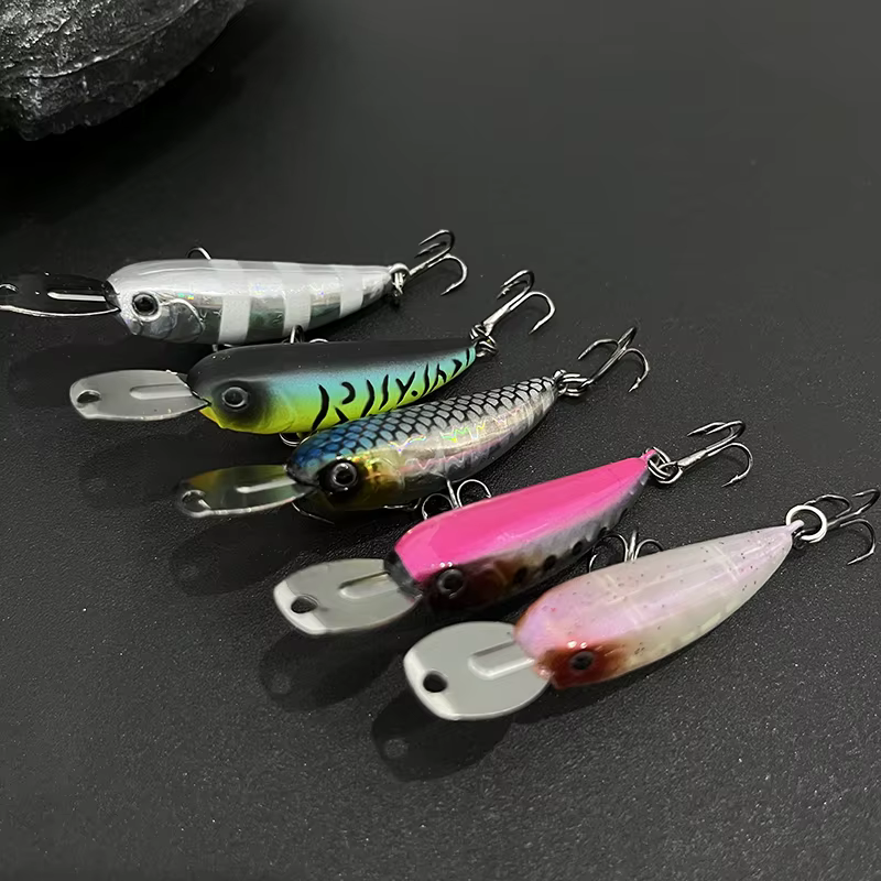 Señuelo Minnow de Hundimiento Rápido 40 mm con Labio Metálico - imagen 3
