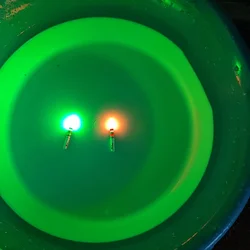 Luz LED impermeable para flotador de pesca nocturna