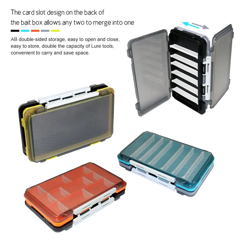 Caja de aparejos portátil – Organizador compacto para señuelos de pesca - imagen 3