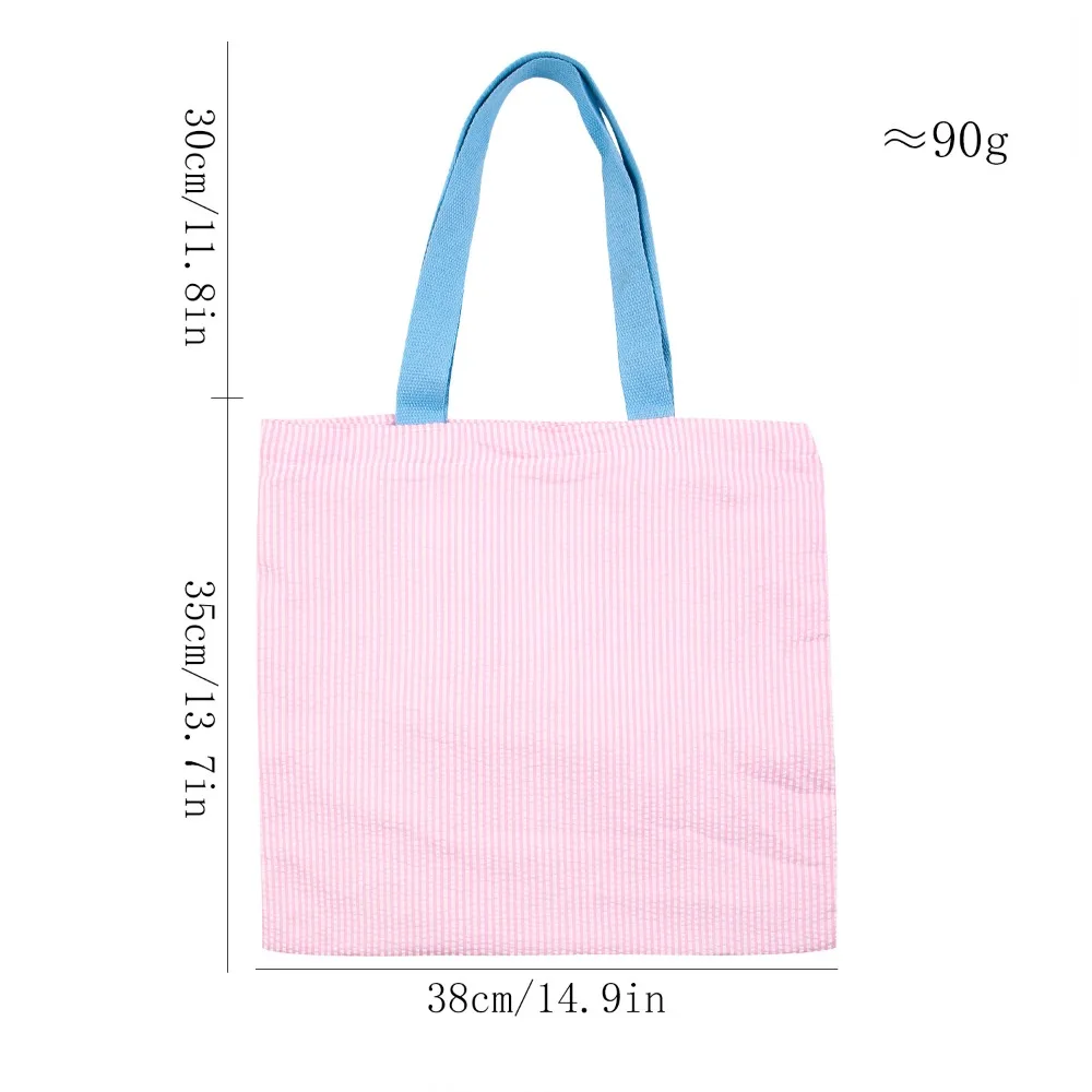 Bolso de hombro de lona con diseño cuadrado y cremallera