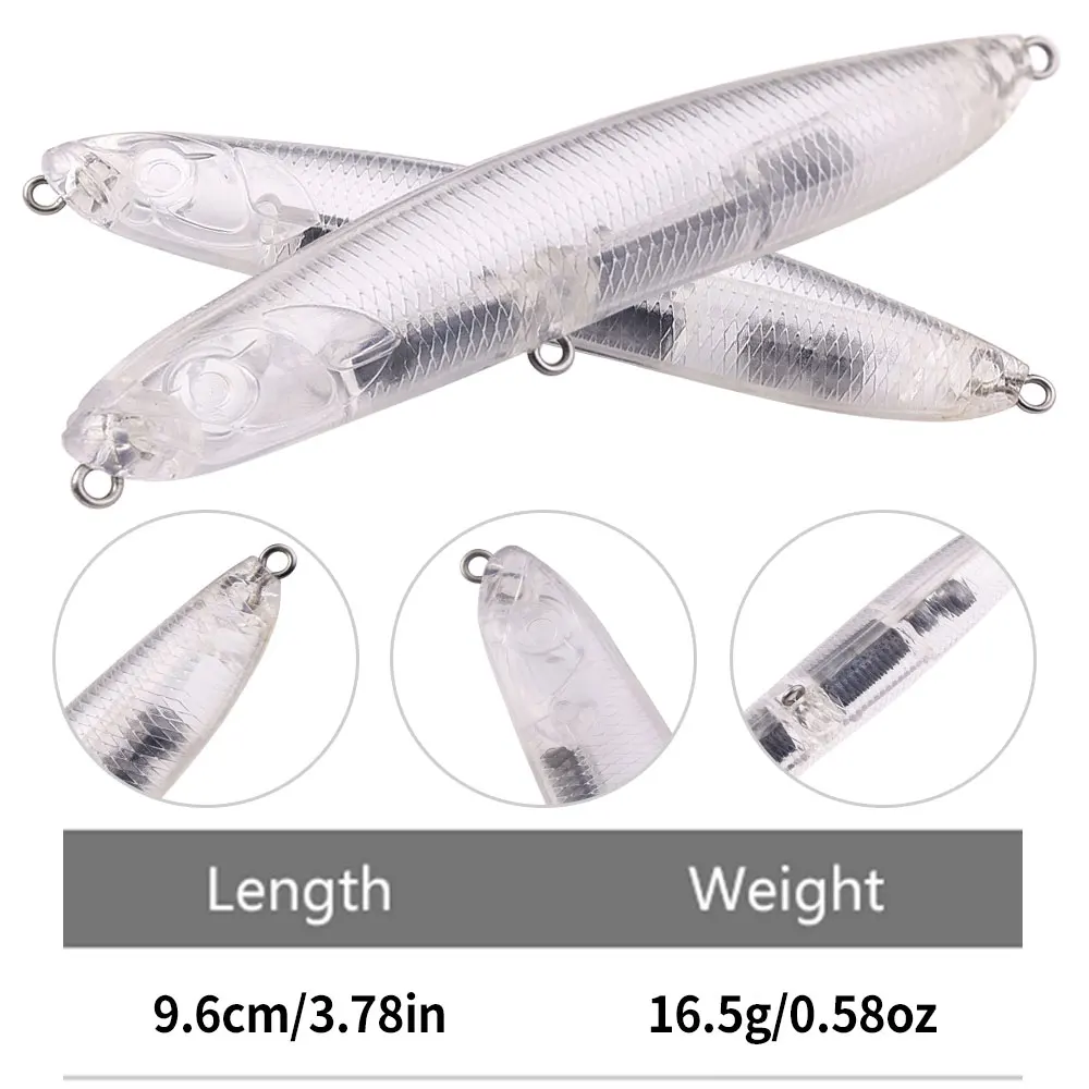 Señuelos stickbait hundimiento wobbler sin labio para agua salada - imagen 5