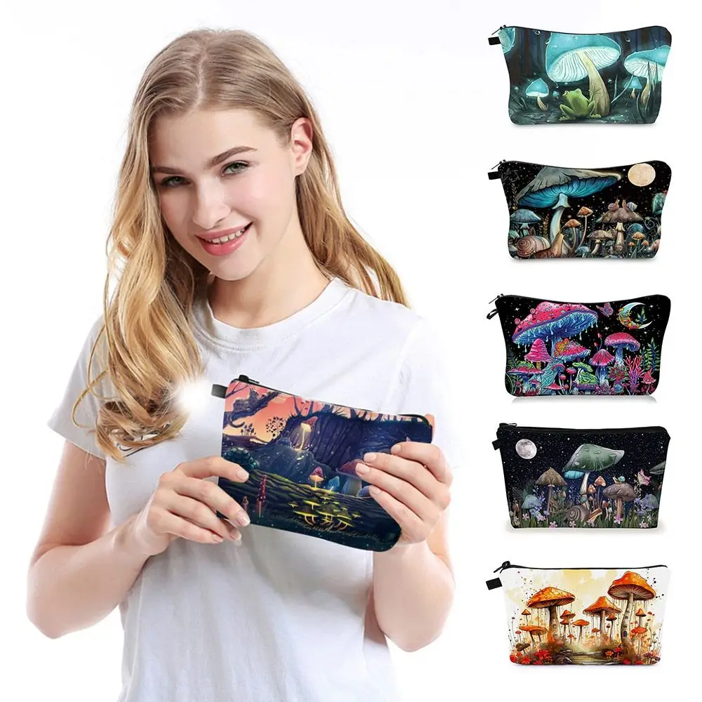 Bolsa de pesca con cremallera y estampado de seta - imagen 4