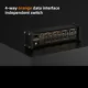 EleksMaker NK6 MK6Pro interruptor USB con botón independiente RGB
