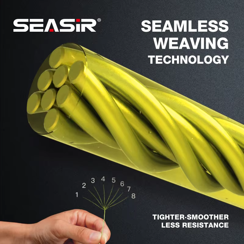 Seasir Overcast X8 – Sedal trenzado 8 hilos para depredadores - imagen 2