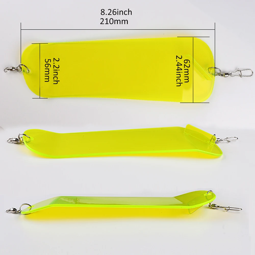 Flasher tipo diving board para pesca en curricán