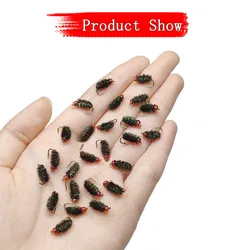 Moscas secas Nano ninfa para trucha – cebo de insectos artificiales