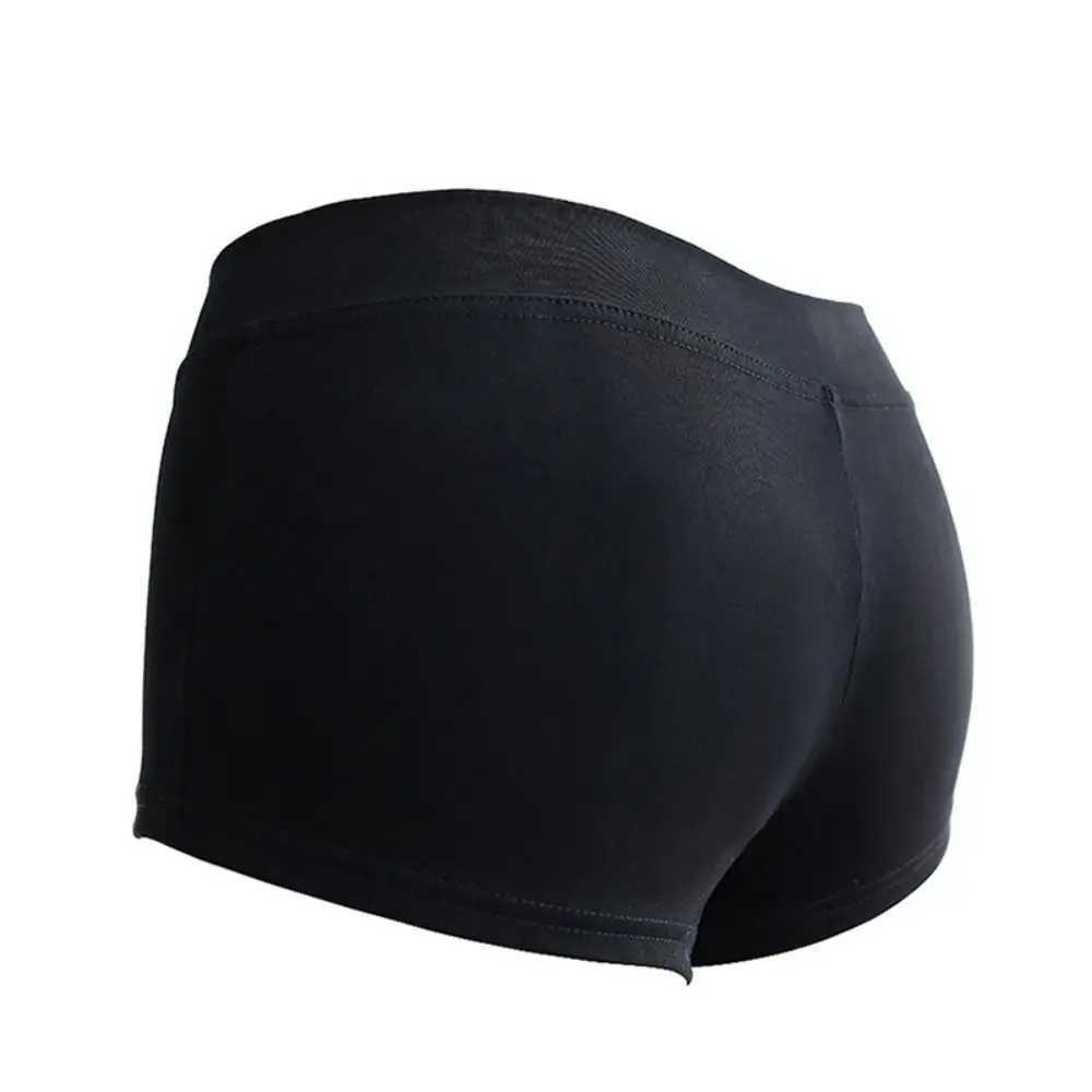 Pantalones cortos deportivos ultracortos negros mujer