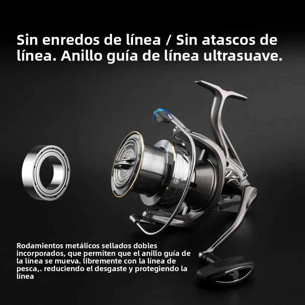 Huidiao KNIGHT ST Carrete Surfcasting agua salada giratorio - imagen 3
