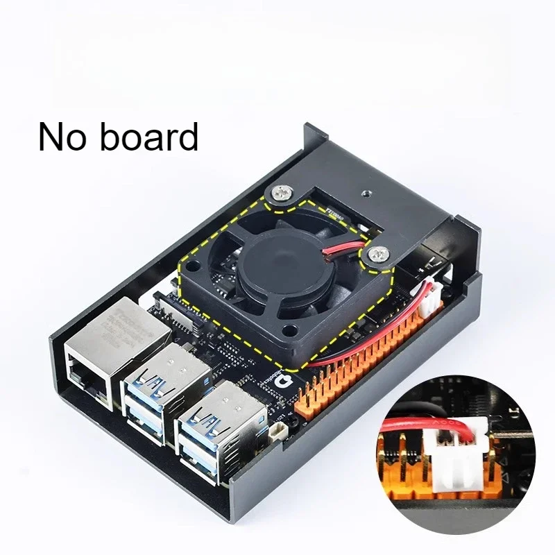Placa RDK X5 de aluminio con control y ventilador