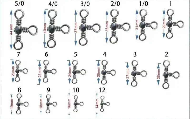 Conector de tres puntas para aparejos
