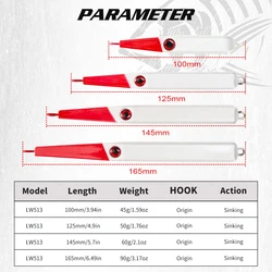 Hunthouse Pencil Lure 100mm 45g – Señuelo sinking para curricán