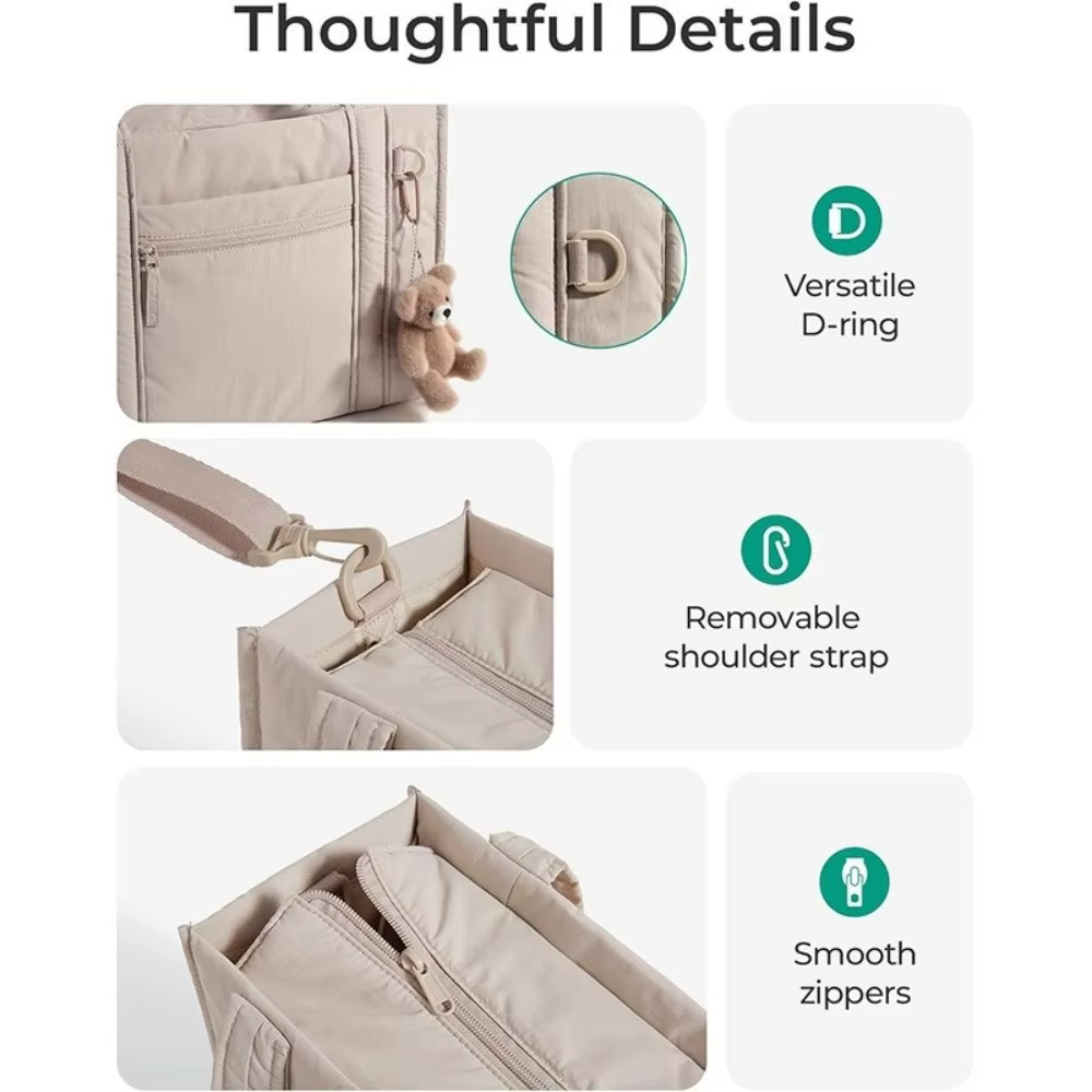 Bolso tote de nailon acolchado para mujer – Resistente al agua - imagen 4