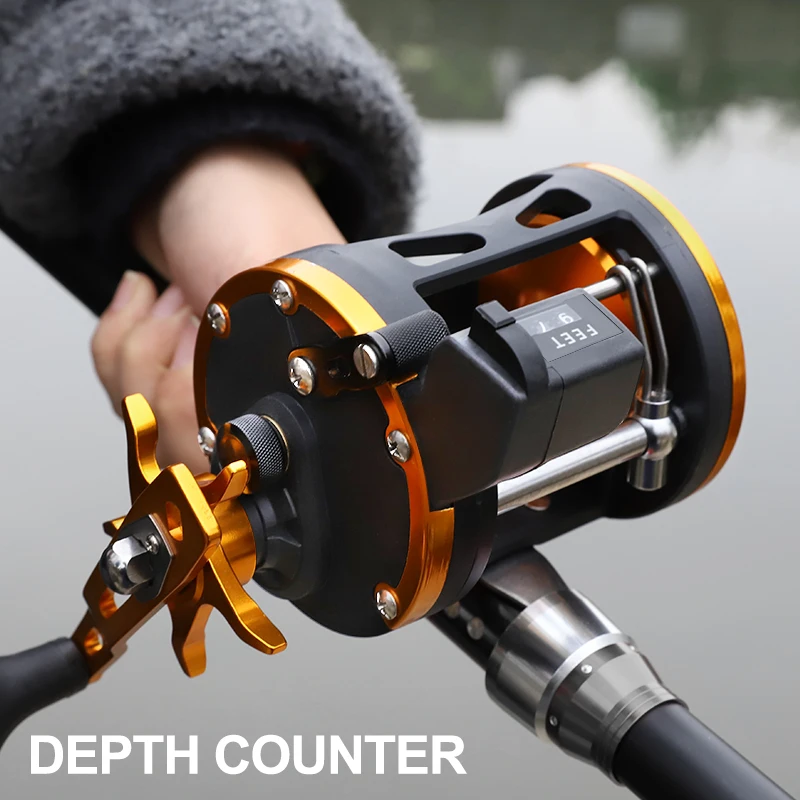 Carrete Contador Billings Mar – 3+1 rodamientos, 15 kg arrastre - imagen 5