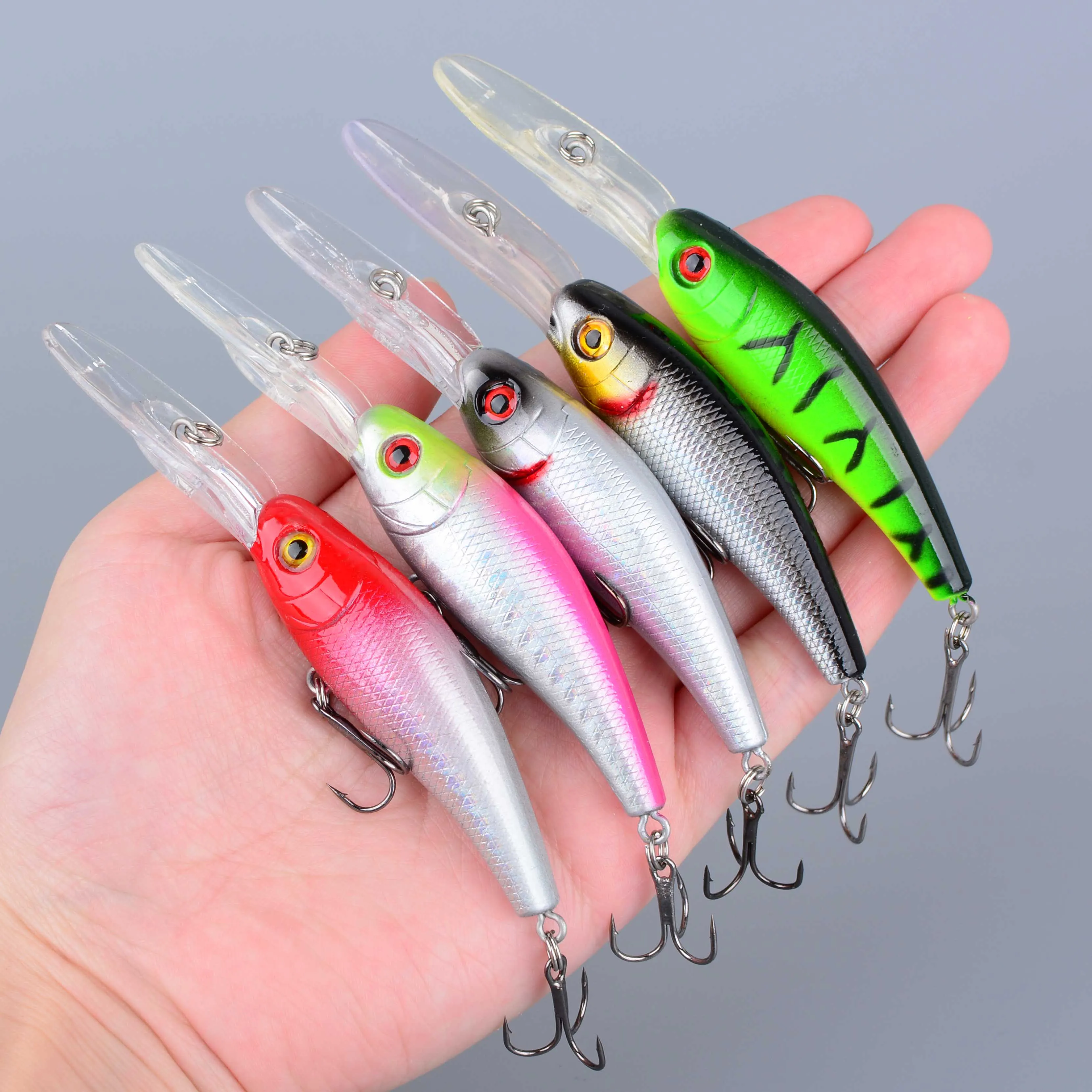 Señuelos de pesca artificial realistas con ojos 3D – imitaciones - imagen 3