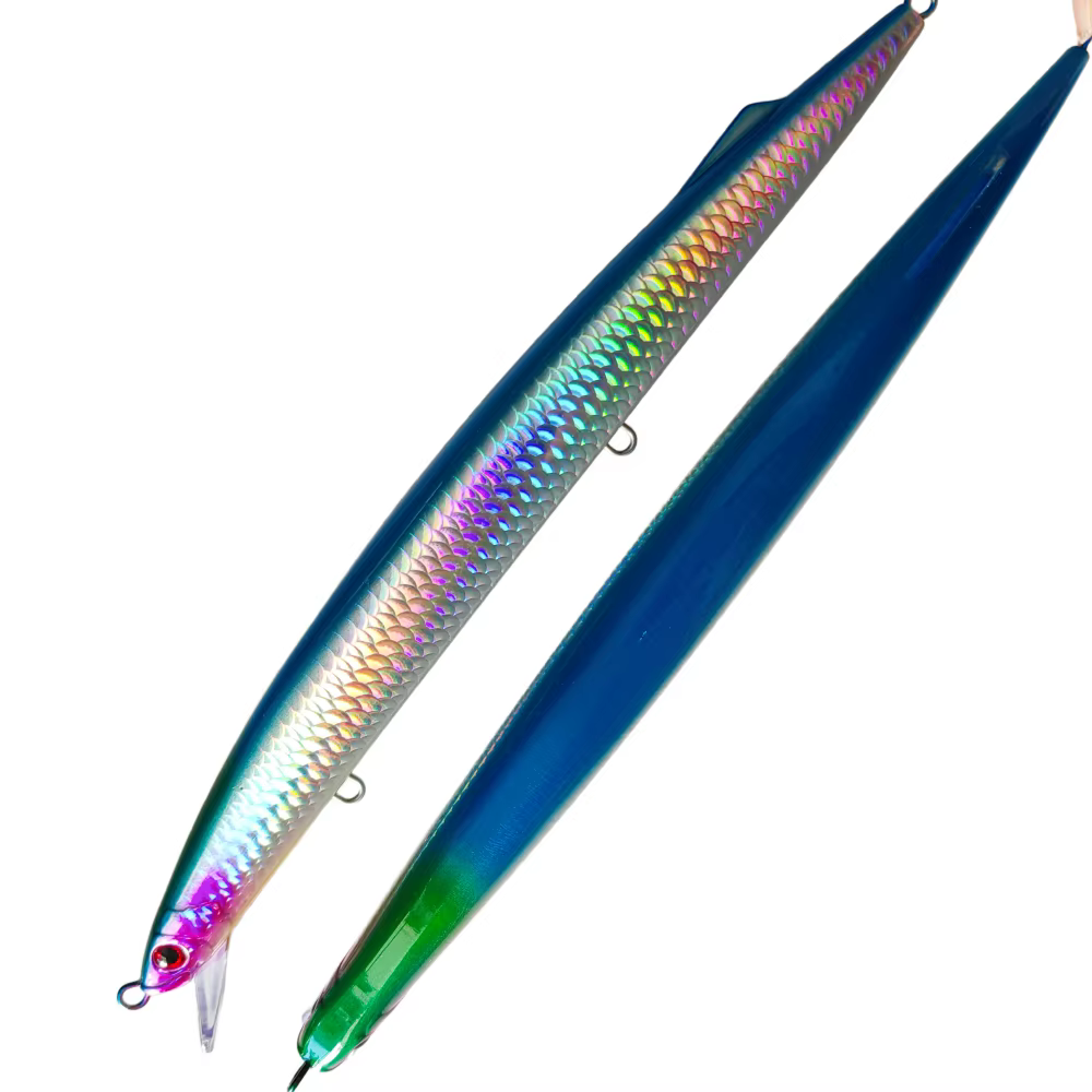 MUKUN Jerkbait 190mm 36g Hundimiento Lento Lubina Atún - imagen 4