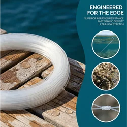 Línea Fluorocarbono 100% – Hundimiento Rápido, Invisible y Duradera