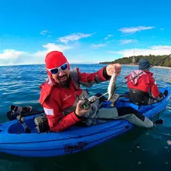 Traje seco 4 capas con cierre largo – Pesca invernal