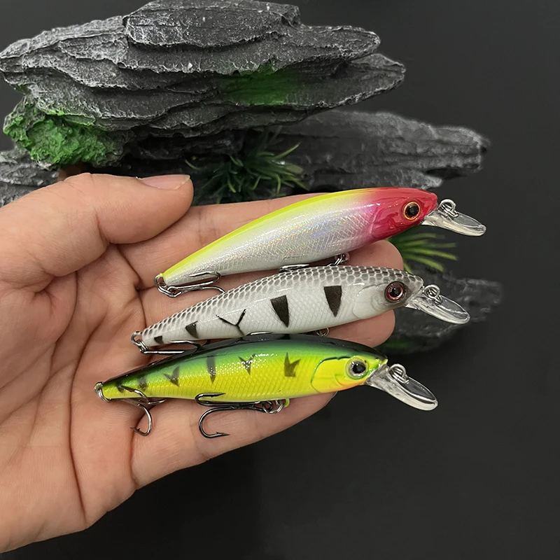 Señuelo Minnow hundimiento lento para lucio, lubina y depredadores - imagen 4