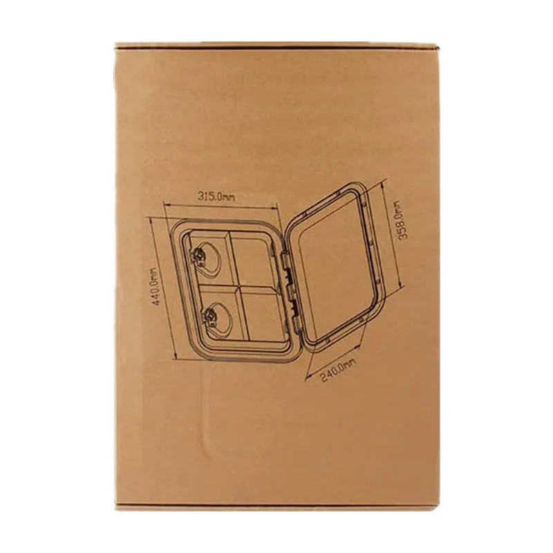 Escotilla de cubierta ABS antideslizante – Impermeable y anti-UV para barco - imagen 5