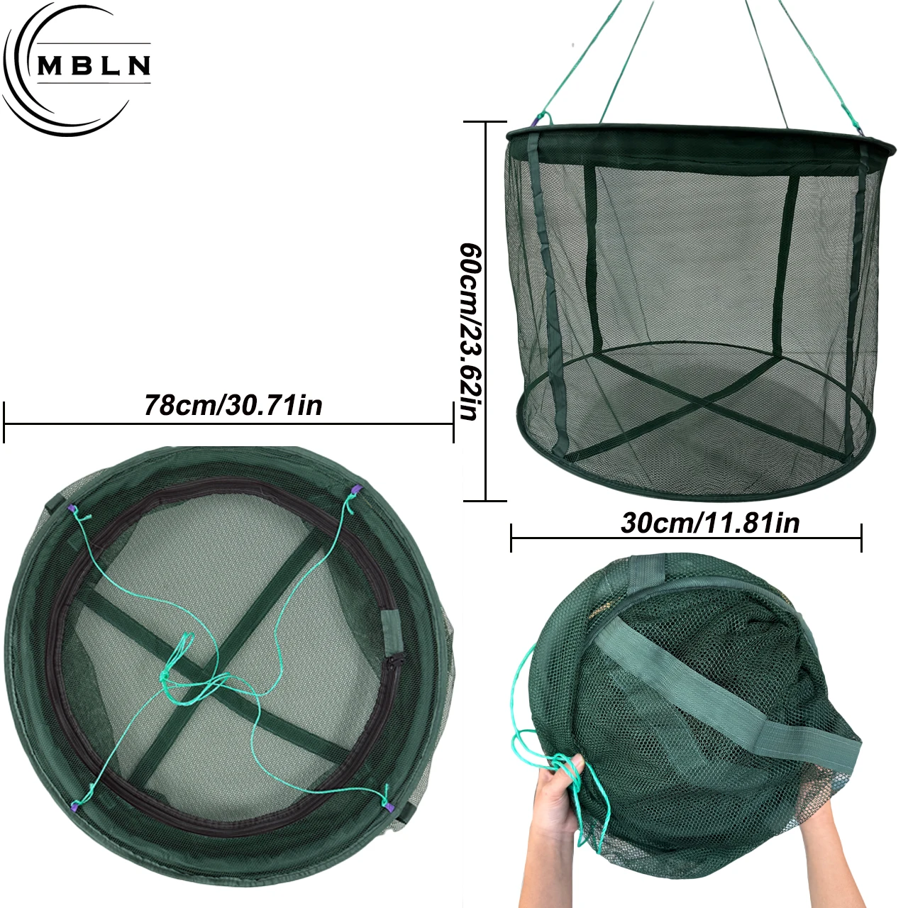 Malla vista en primer plano, material nailon PA