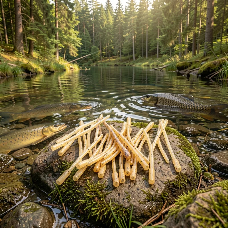 Fundas antienredos para montaje de pesca en camuflaje - imagen 5