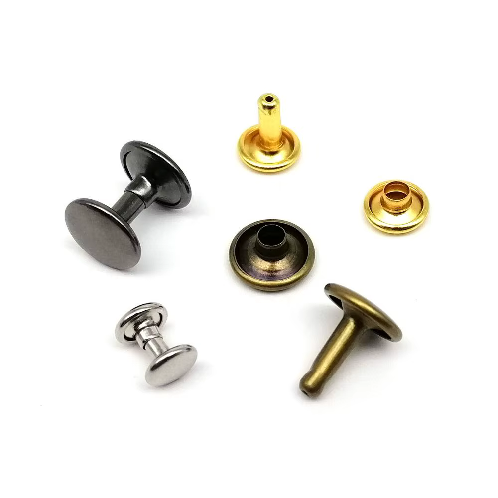 Tachuelas de doble cabeza para cuero, bolsos y ropa - imagen 2
