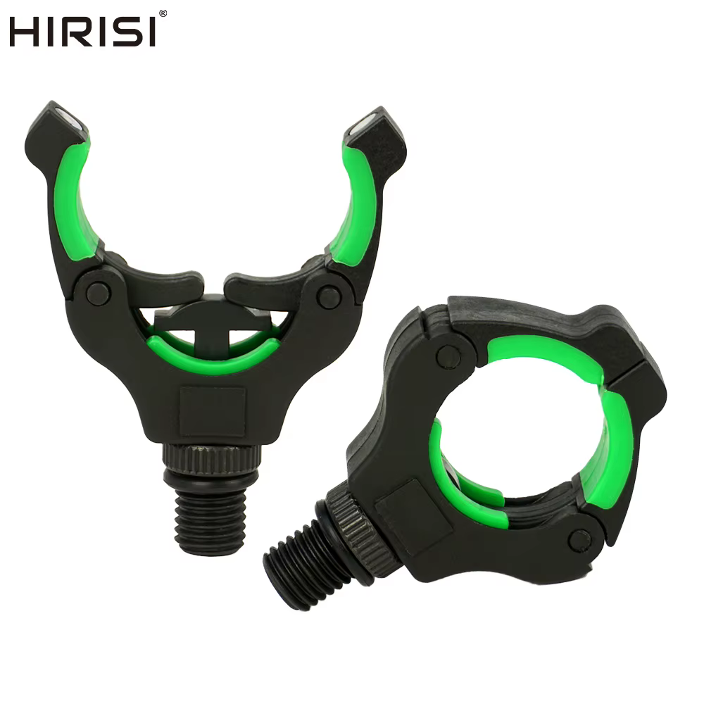 Rod pod carpa Hirisi con clips magnéticos y pinza antideslizante