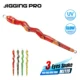 Señuelo Jigging Serpiente Metálico UV Luminoso de Largo Alcance