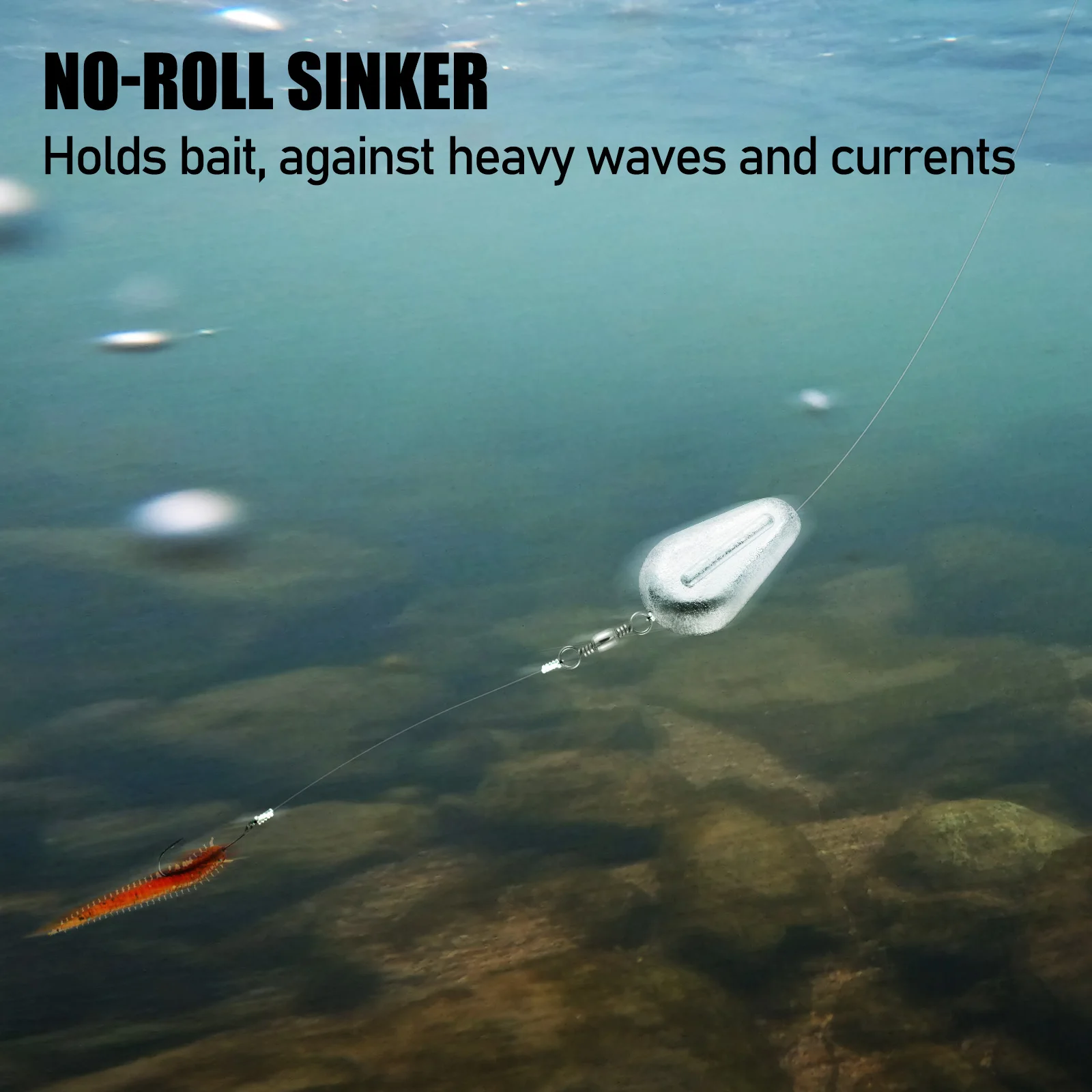 Plomos Inline para Surfcasting – Pesos sin rollo para mar y río - imagen 5