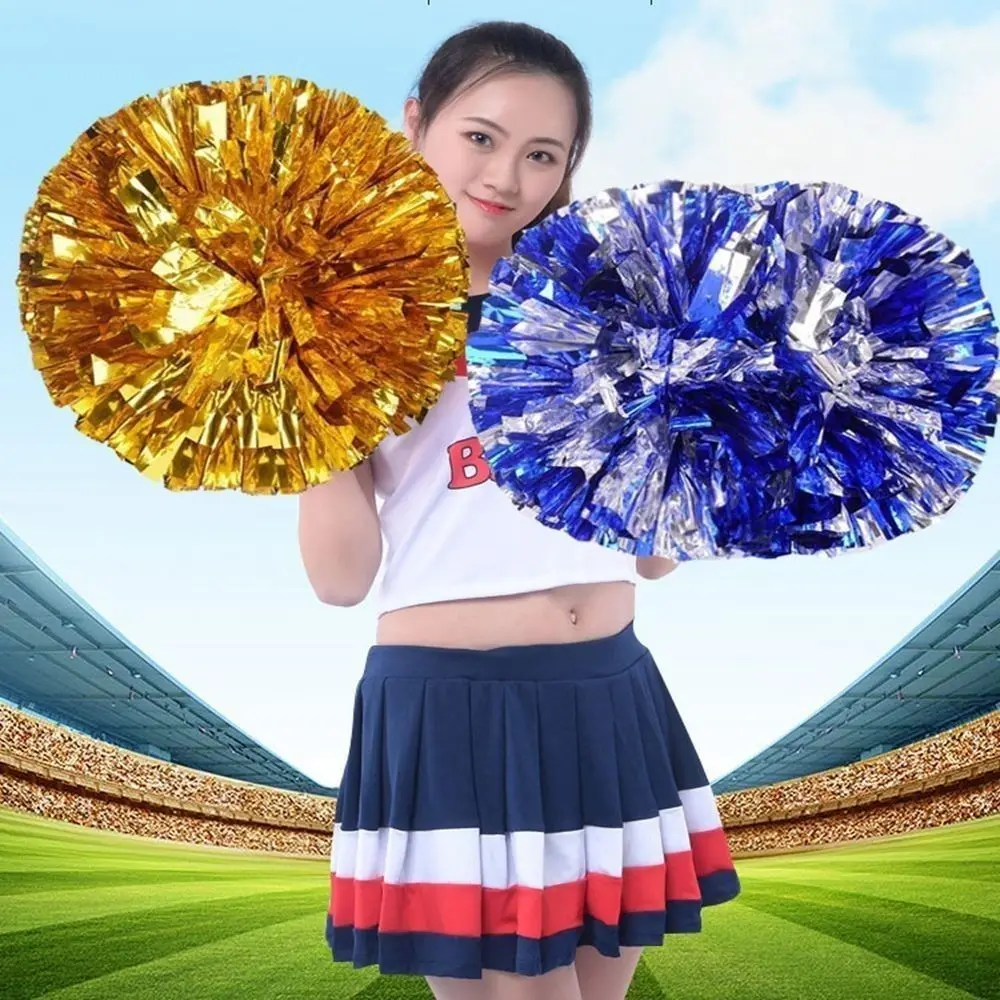 Pompones para animadoras multicolor, accesorios para club deportivo - imagen 2