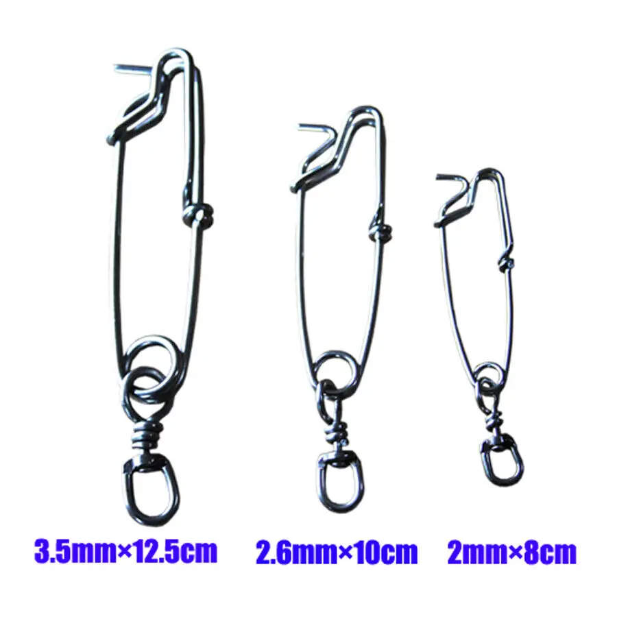 Giratorio Inox para Palangre – Clips presión acero