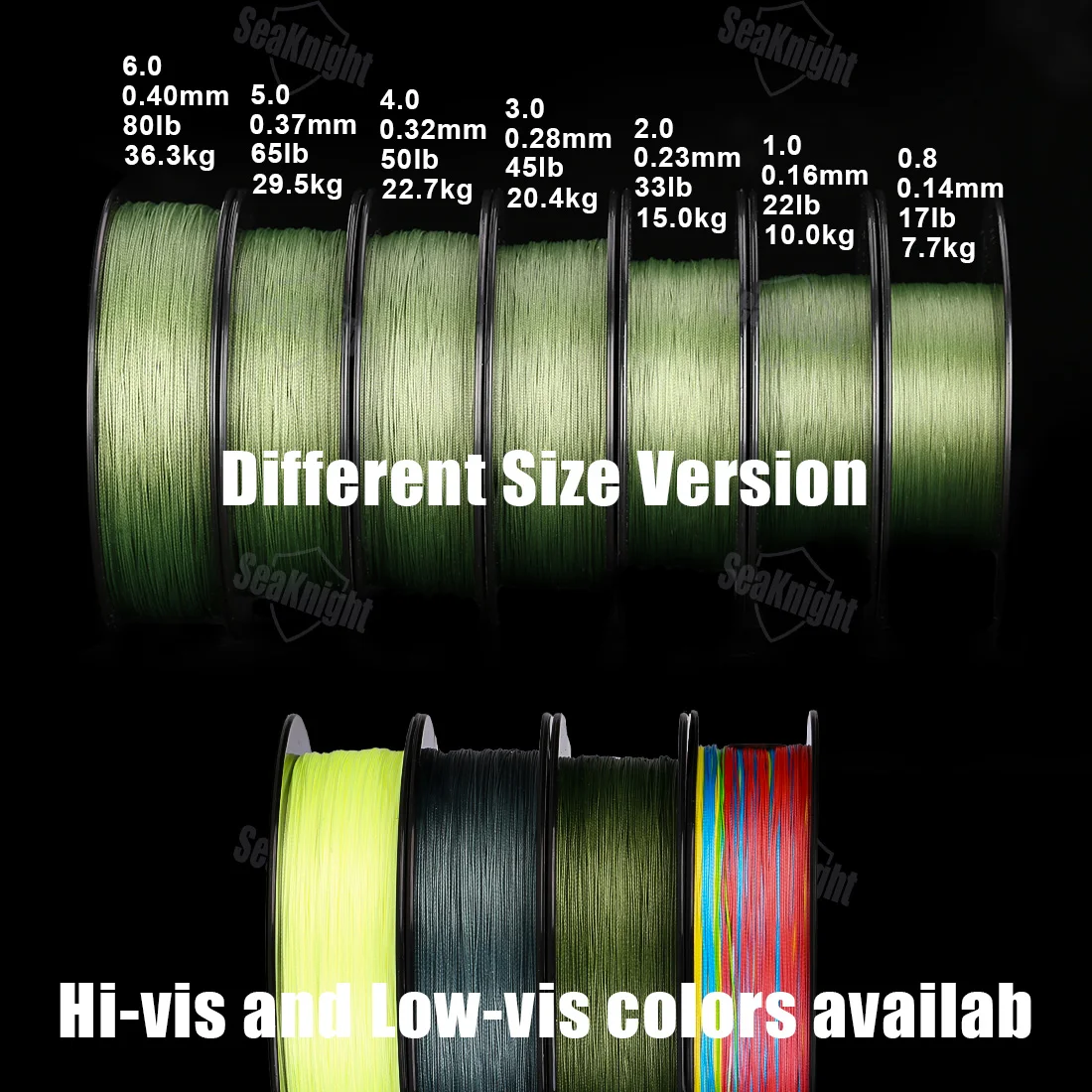 Hilo PE SeaKnight X9 – 9 hebras ultra suave para casting largo - imagen 3