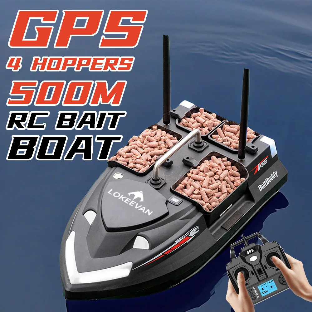 Barco cebador RC V802 Pro con retorno automático y control de crucero - imagen 3