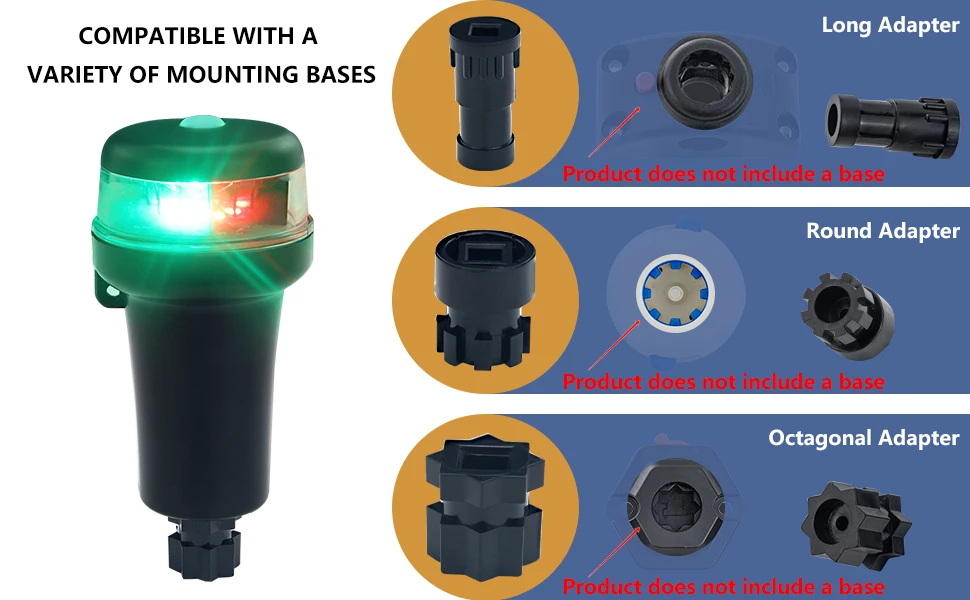 Adaptadores y base de montaje