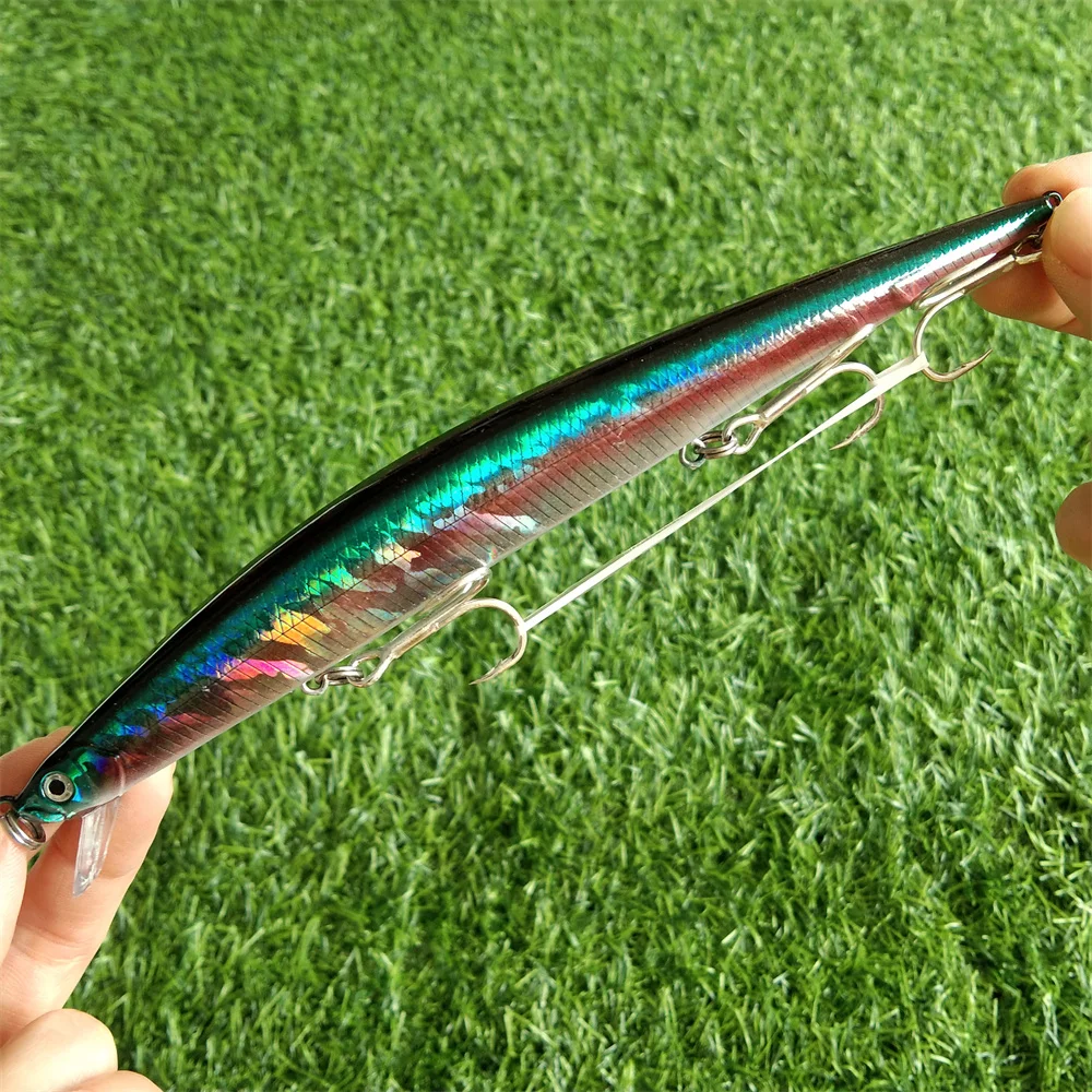 Detalle del acabado y color del señuelo