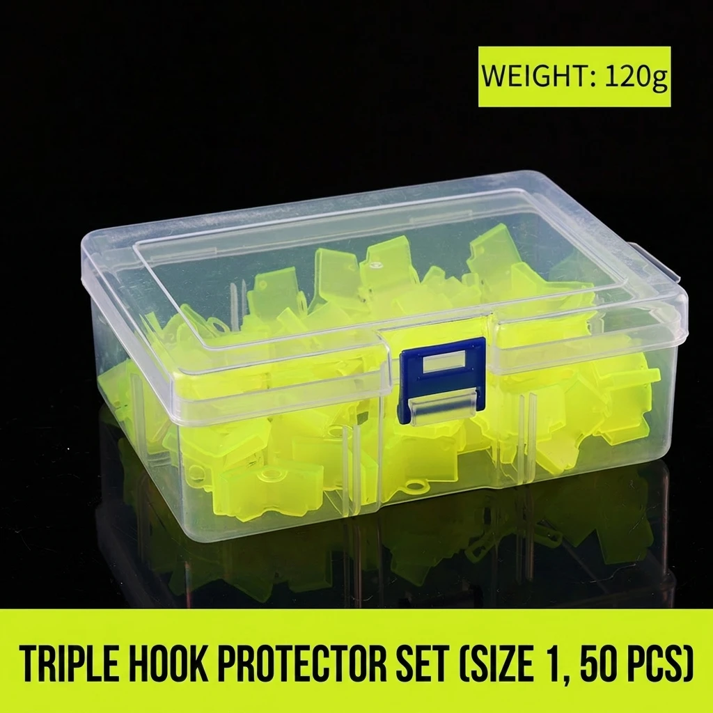 Tapas protectoras para triple anzuelo en estuche transparente - imagen 2
