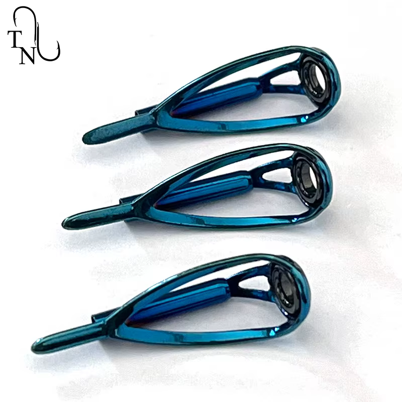 Guías giratorias LS de acero inoxidable TN101 – Marco azul para caña - imagen 5
