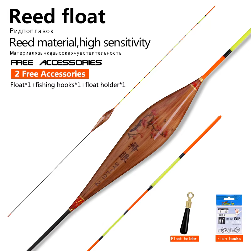 Flotador vertical para pesca de carpín – Incluye anzuelos - imagen 4