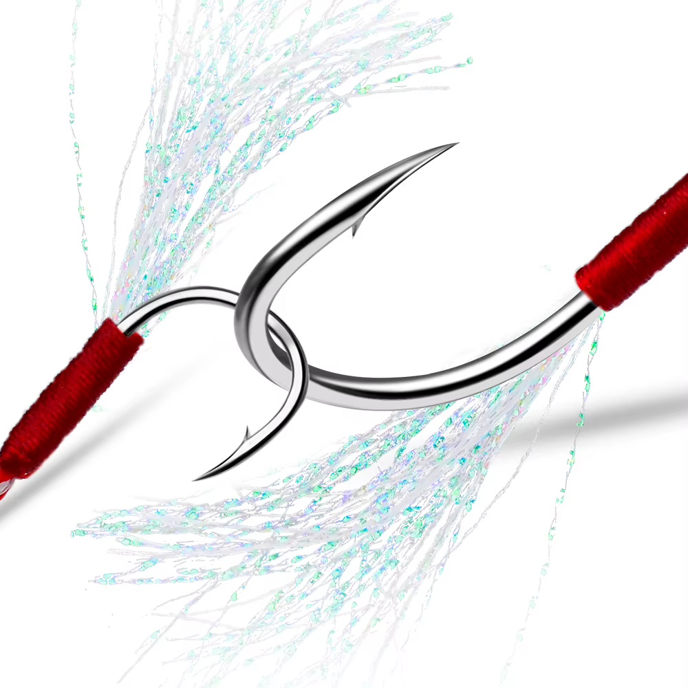 Anzuelo treble de caída para vinilos – Obsession pesca marítim a - imagen 2