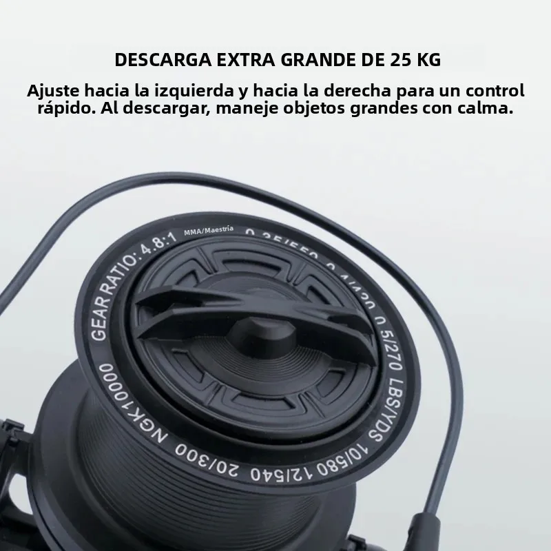 Carrete giratorio Huidiao NGK-II sin retroceso cero para surf - imagen 4