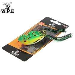 W.P.E Señuelo Rana 6,5cm para Lucio – Softbait Silicona