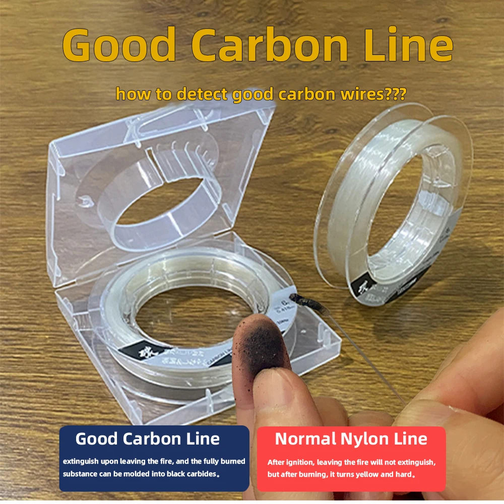 Línea de carbono NUNATAK para carpa – Monofilamento Nailon resistente - imagen 5