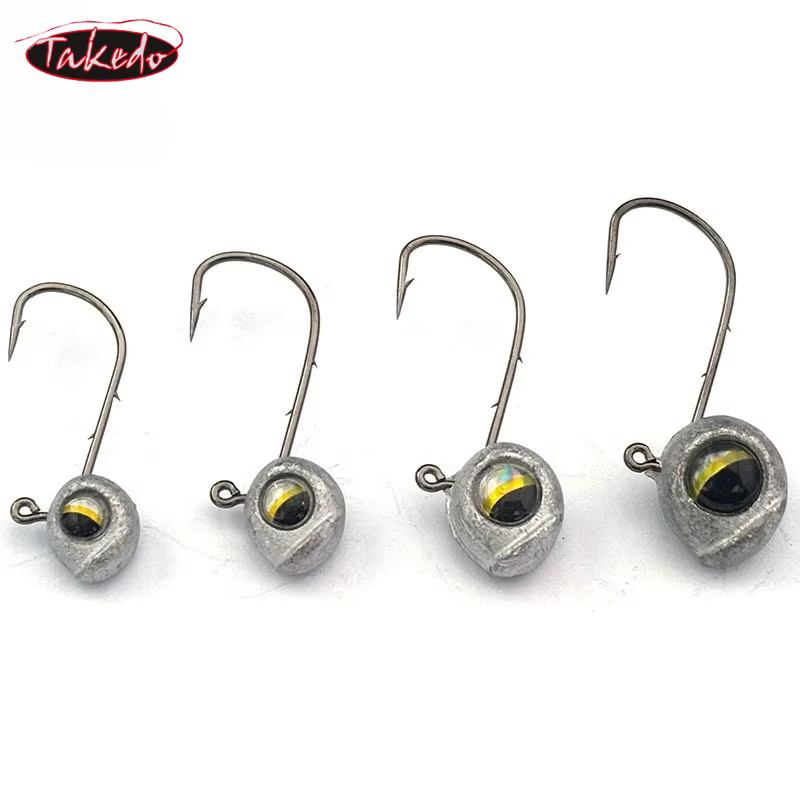 TAKEDO Jig Head Micro 3D para Ajing con Doble Púa - imagen 3