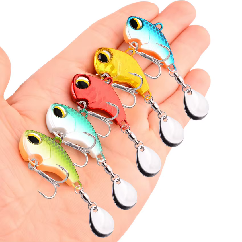 Aorace Spinner - Señuelo vibrante de 6-26 g con lentejuelas - imagen 3